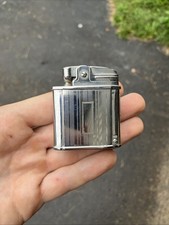 Vintage E-Z Lite Antique Rare Cigarette Lighter Pocket Silver Smoking Tobacco picture