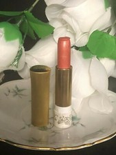 VINTAGE 50's COLLECTIBLE GOLD METAL TUBE SHARON RAY LIPSTICK NEW TROPIC PEARL picture