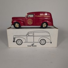 1940 Ford Panel Van Bank South Dakota Firefighters Scale Models Ertl USA Diecast picture