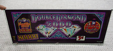 IGT Double Diamond Slot Machine OG Glass Belly 17.25 x 6.25