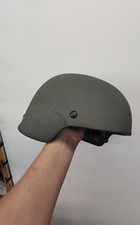 Gentex ACH Military Helmet Large w/ Chin Strap – Shell Damage picture