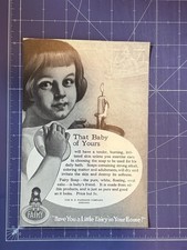1910 PRINT AD FAIRY SOAP CHILD HOLDING CANDLE N.K. FAIRBANK COMPANY THAT BABY picture