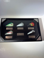 Harley-Davidson 5 Mini Fuel Tank Replica Display Case Set 1960-2003 Models picture