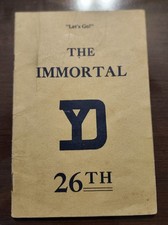 WWI WW1 US The Immortal Yankee Division 1917-1919 History Booklet 26th Division picture