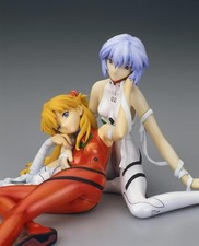 NGE REI AYANAMI & SORYU ASUKA LANGLEY PLUG SUIT 1/8 STATUE EVANGELION NEW U.S picture