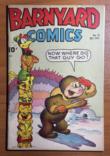 1947 BARNYARD COMICS No. 15 Dec 1947 Better Publications Dick Tracy Ad FN picture