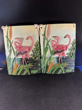 Pretty Pair of Pink Flamingos 7 x 5” picture