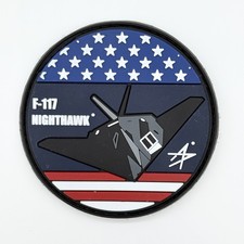 Lockheed Martin® F-117 Nighthawk® Flag 3 in PVC  Shoulder Patch picture