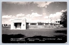 Vintage RPPC Montevideo MN Municipal Swimming Pool 1958 Real Photo Postcard AB3 picture