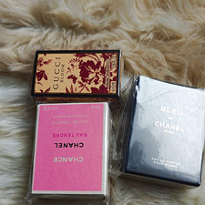Gucci, CHANEL Mini Perfume Lot of 3: Bloom Intense, Bleu, Chance Eau Tendre picture