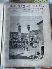 L'Illustrazione Italiana 44 1881 ENGRAVINGS Bologna Rovigo Carrara Milan Venice picture