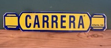 VINTAGE CARRERA Shock Large Decal Sticker Blue Yellow Atlanta, GA - NASCAR picture