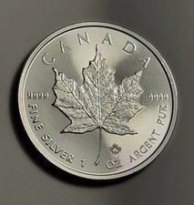 2022 1 oz Canadian Silver Maple Leaf C0-i-n.9999 Privy $5 Round RARE+++ picture
