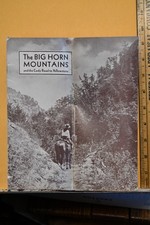 1934 The Big Horn Mountains And The Cody Road To Yellowstone Brochure picture