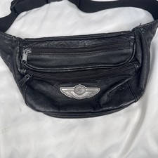 NWT Harley-Davidson 100th Anniversary Leather Belt Bag Fanny Pack 2003 97684-03V picture
