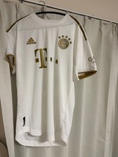 Adidas Bayern Munich 22-23 Away Authentic Jersey White Gold TMobile Qatar From J picture