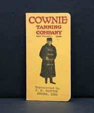 Vintage Cownie Tanning Company Pocket Catalog 2.5
