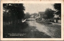 Vintage Postcard Main Street Looking East Bunker Hill WV 1910 Postmarked picture