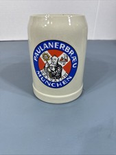 Vintage Paulanerbrau Munchen Salvator Stein Beer Mug 0.5L Germany picture