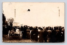 1924 Unity Maine ME Fair High Wire Tight Wire Tightrope Circus RPPC Postcard picture