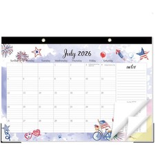 High-Quality 20x30 Academic Desk Calendar 2026-2027 picture