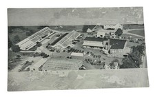 Postcard Flemington NJ Auction Market 1950’s Aerial View The Democratic Press picture