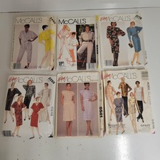 Lot Of 6 VTG McCall's Mixed Sewing Patterns 2492 8926 2178 2255 8581 4063 Womens picture