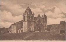 Lithograph * Monterey California View at the Carmel Mission 1908 Monterey County picture