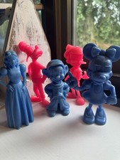 Vintage Marx Toys  Plastic Disney Figurines Minnie Mouse Goofy  picture