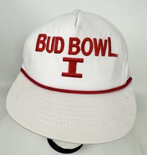 Vintage Bud Bowl I OSFA Hat Anheuser Busch Budweiser NFL Super Bowl picture