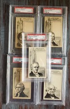 1880 H602 LOT OF FIVE (5) US Presidents Blank Back - All PSA Graded - RARE picture