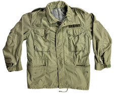 Vietnam War US Army Coat Mans Field M-65 Jacket OG-107 1968 Medium Short picture