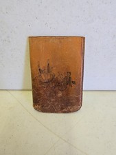 Antique Paul Jones Berdan &co 10C Cigar Advertising Leather Case Bicycle Graphic picture