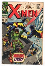 X-Men 36 1967 Marvel Comics VG+ 4.5 Mekano Marvel Girl Cyclops Beast picture