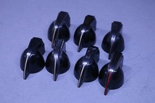 Lot of 7 Vintage Kurz-Kasch KK Pointer Knobs Chicken Head Amp Control 1/4