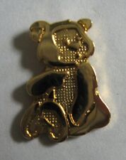 Bear Lapel Pin Gold Tone picture