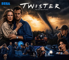 SEGA Twister Pinball Machine Translite Original Design HD Graphics picture