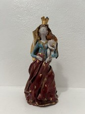 Prof. E. Pattarino Italian Mid-Century Earthenware Small Statue Signed Rare picture