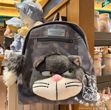 Genuine Shanghai Disney Paw Party Lucifer Cat Cute Cartoon Plush Backpack New picture