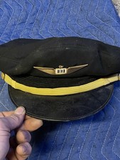 Vintage Bi Royal Brunei Airlines Pilot Captain Hat Original By Superior Uniform picture