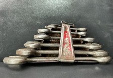 Barcalo Buffalo Open End Wrenches With CASE / Holder Antique / Vintage picture
