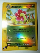 Meganium 53/165 Expedition Reverse Holo Rare Pokemon Card 2002 e-Reader  picture