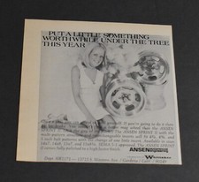 1971 Print Ad Ansen Automotive Engineering Chrome Wheels Pinup Blonde heels art picture