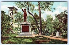 1910's SUMMIT OF CULP'S HILL TOWER & GREENE STATUE GETTYSBURG PA CIVIL WAR PARK picture