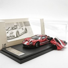 GT40 1/64 Red Diecast Model Car Magnetic Body Limited Edition Collectible Set picture