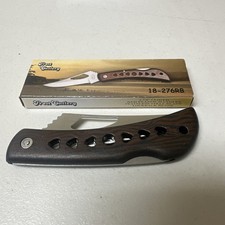 BRAND NEW IN BOX Frost Cutlery EAGLE EYE Lockback Pocket Knife 18-276RB  picture