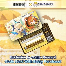 Brown Dust 2 II BD2 Beard Papa Collab CODE ONLY - 600 GEMS + Character Growth picture