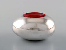 Hans Bunde for Cohr. Egg shaped money box in stainless steel. Danish design picture