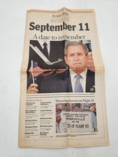 Sept 8 2002 Sunday News Sept 11th A Date To Remember Newspaper picture