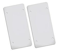 2 Clear Flat Thin Plastic License Plate Shield .020 Gauge Protector Cover Autos  picture